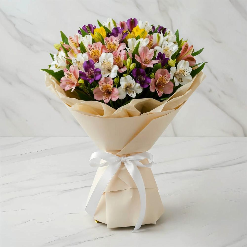 Букет цветов из: Альстромерии в Шипицыно