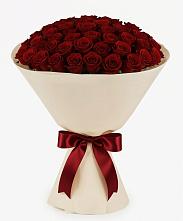 Букет 101 Бордовая роза Блэк Бакарра в Шипицыно