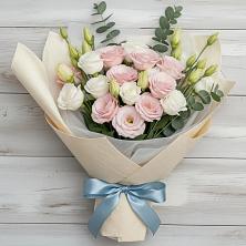 Букет цветов из:  Лизиантусы в Шипицыно