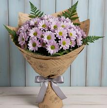 Букет цветов из:  Хризантемы #REPLACE_PRED# Шипицыно