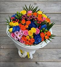 Букет цветов из:  Розы и Хризантемы в Шипицыно