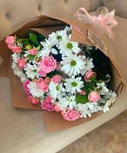 Букет цветов из:  Розы и Хризантемы в Шипицыно