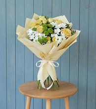 Букет цветов из:  Хризантемы и Розы #REPLACE_PRED# Шипицыно