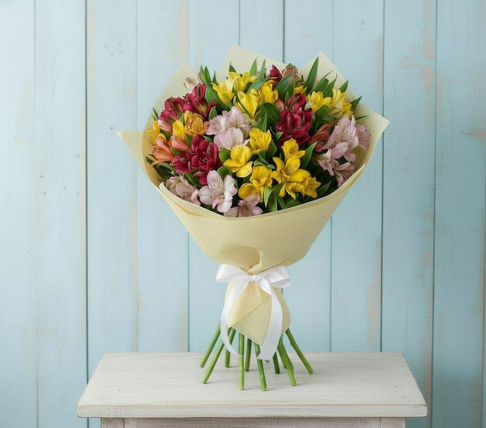 Букет цветов из: Альстромерии в Шипицыно