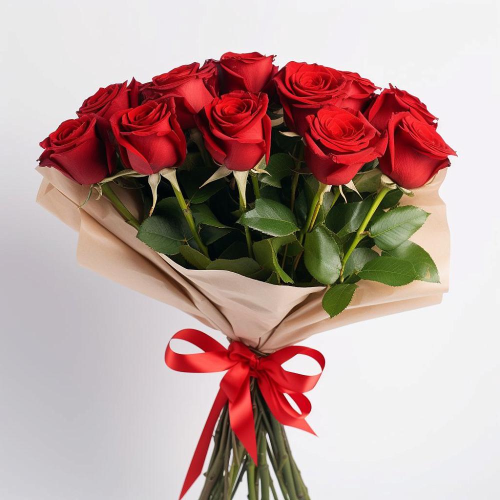 Букет 11 Красных роз Эдлесс Лав в Шипицыно