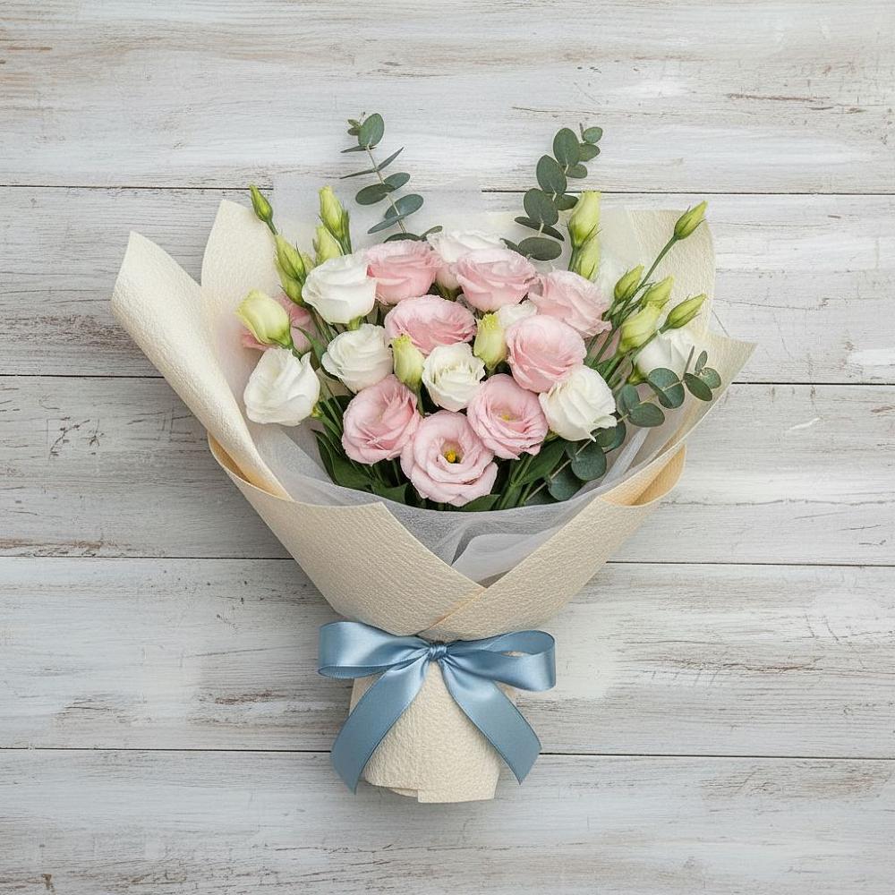 Букет цветов из: Лизиантусы в Шипицыно